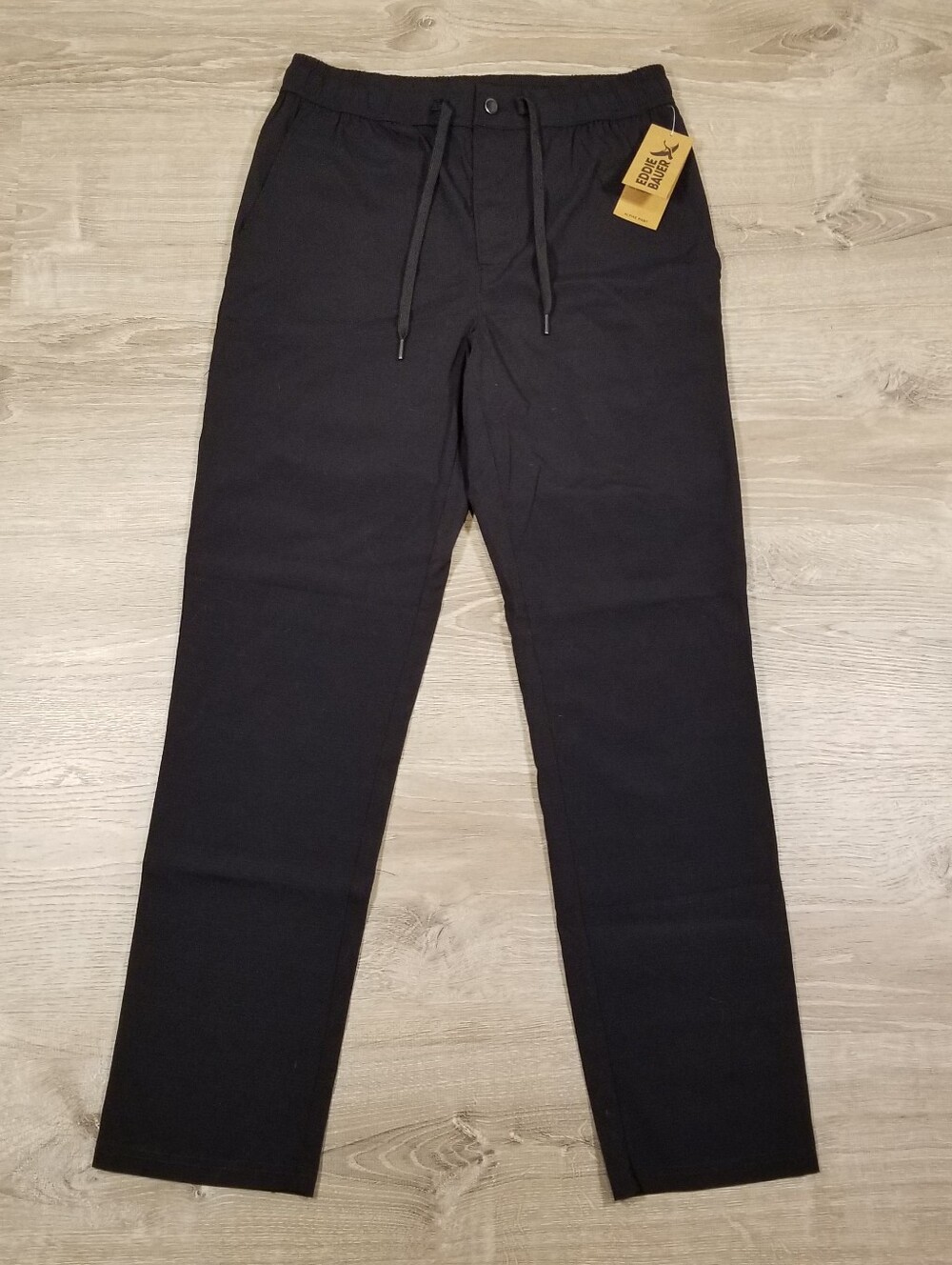 BRAND NEW EDDIE BAUER Ultra Lightweight Alpine Pants Men's Size Large - Black